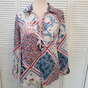 Tommy Hilfiger tunic top shirt medium NWOT *A1